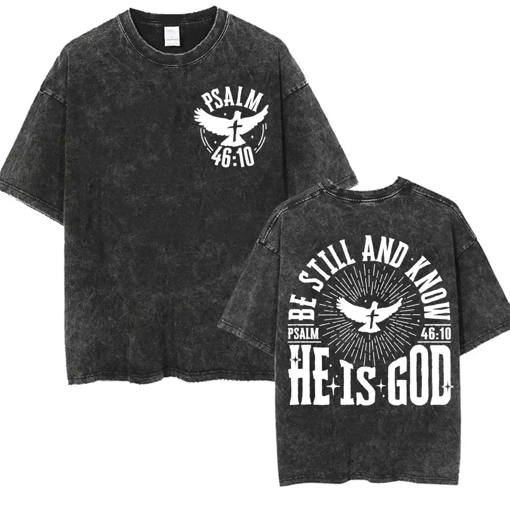 Christian Bible Verse T-shirt Go and Make Disciples Trendy Church Vintage Washed T-shirts Men Women's Aesthetic Cartoon T Shirts